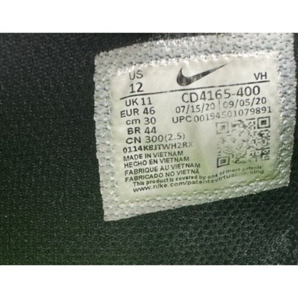 Nike Air Max Excee Running Shoes Men’s Navy  Blue Black Neon  CD4165 400 Size 12 - Picture 9 of 9